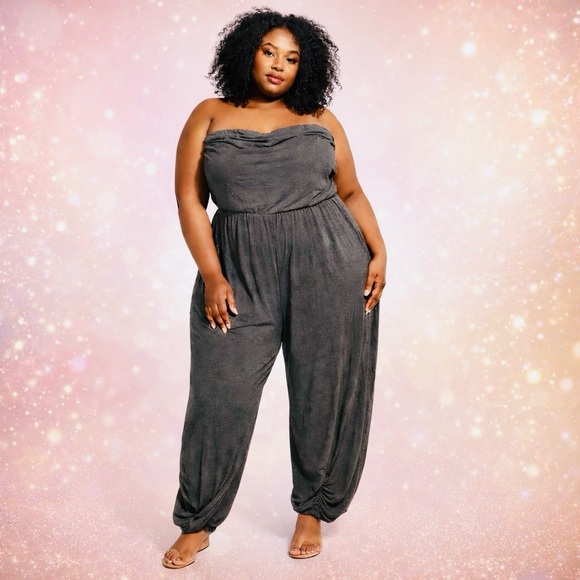 Target Pants - Target Charcoal Jumpsuit 3X